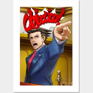 Phoenix Wright Posters and Art